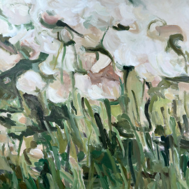 Ballet of Blossom with Grasses